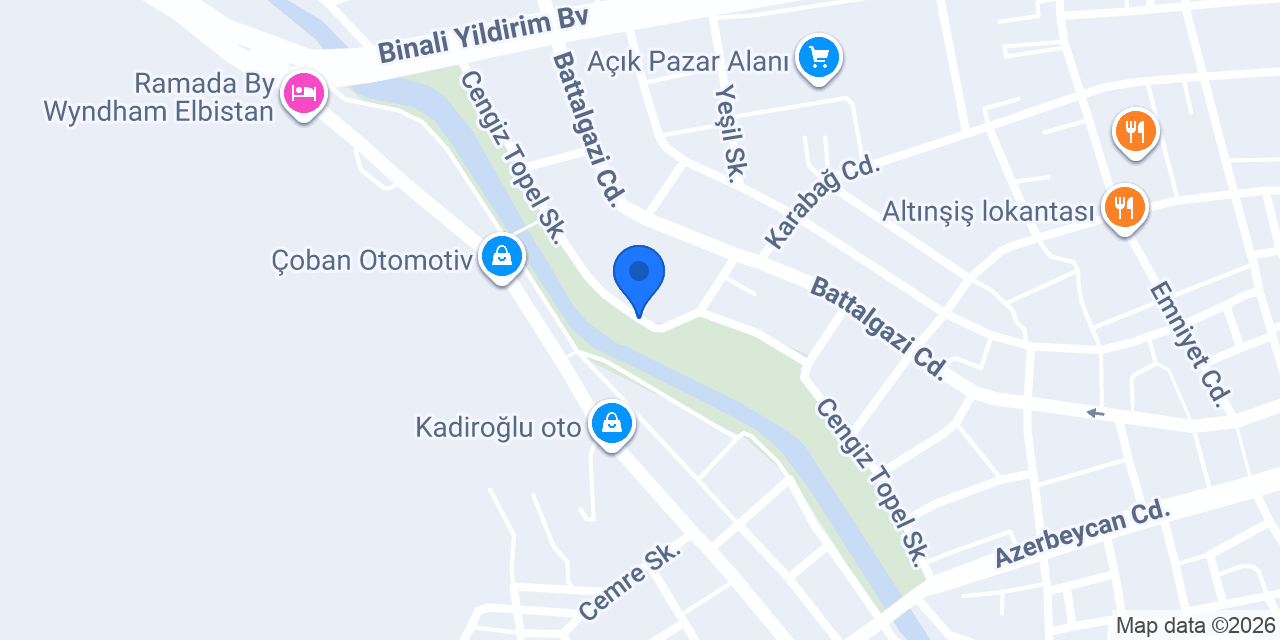 Feza Sürücü Kursu konumu