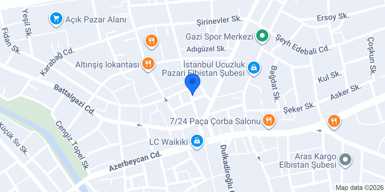 Tat Pastanesi konumu