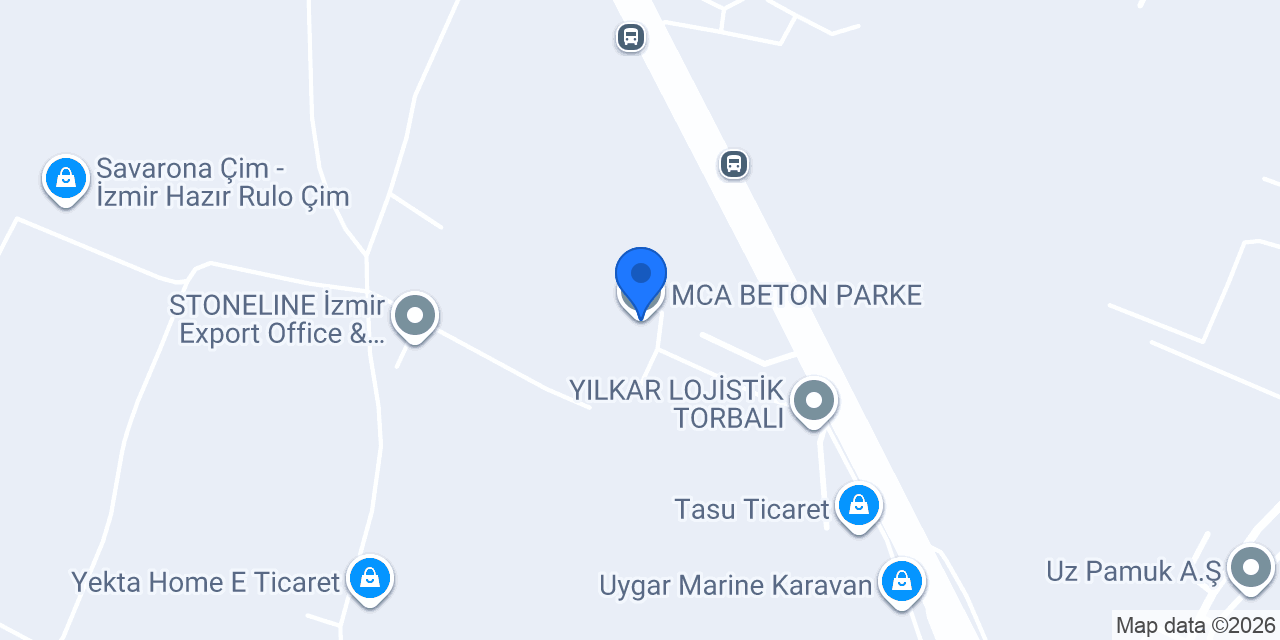 MCA BETON PARKE konumu