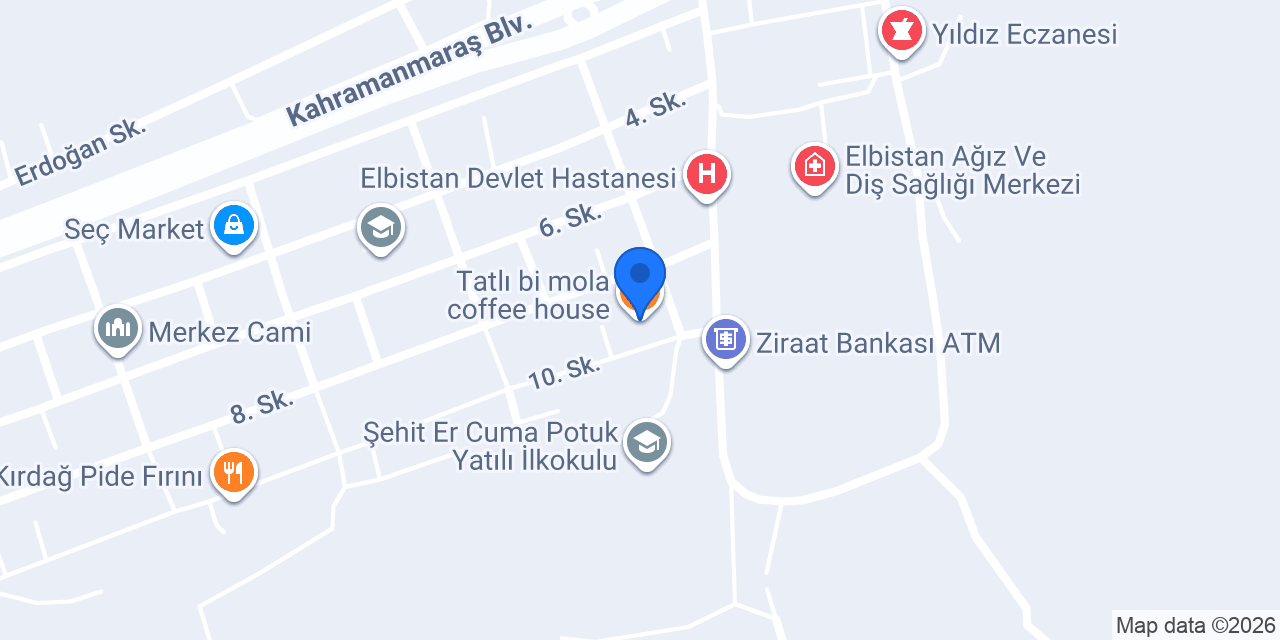 Tatlı bi mola coffee house konumu