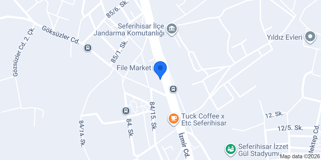Yüce yapı market konumu