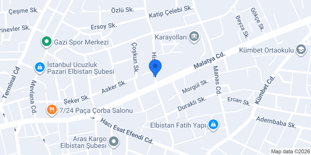 Has Emek Kanepe konumu