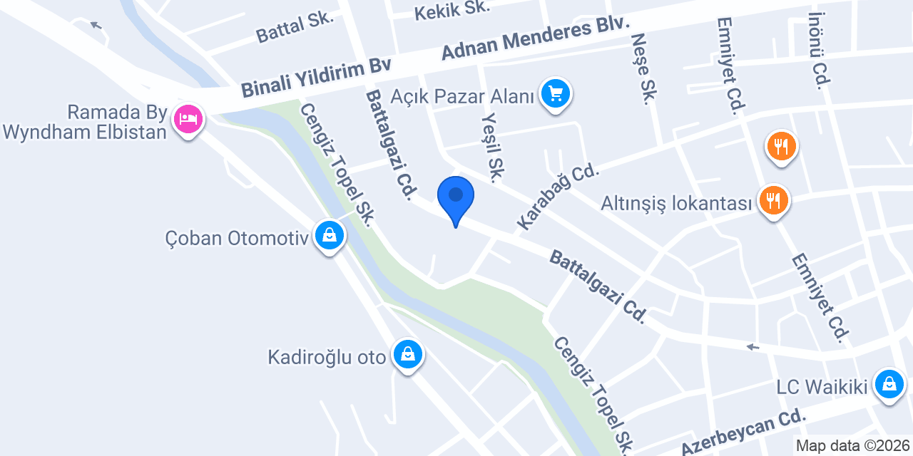 Elbistan Elektrik konumu