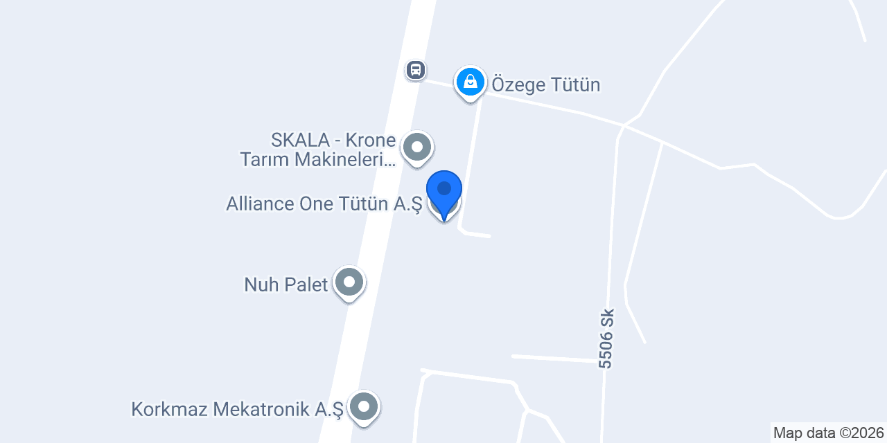 Alliance One Tütün A.Ş konumu