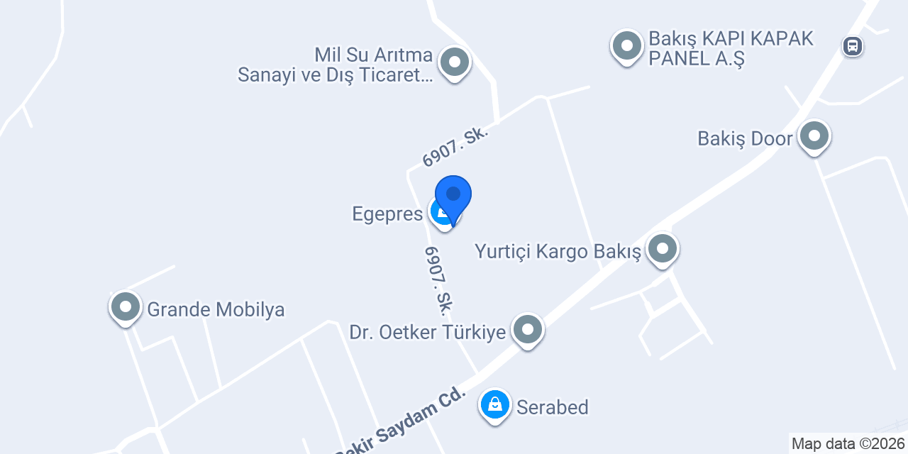 Egepres konumu