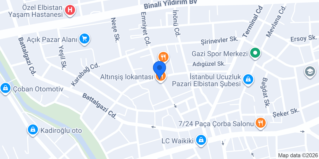 Elbistan 2. Noterliği konumu