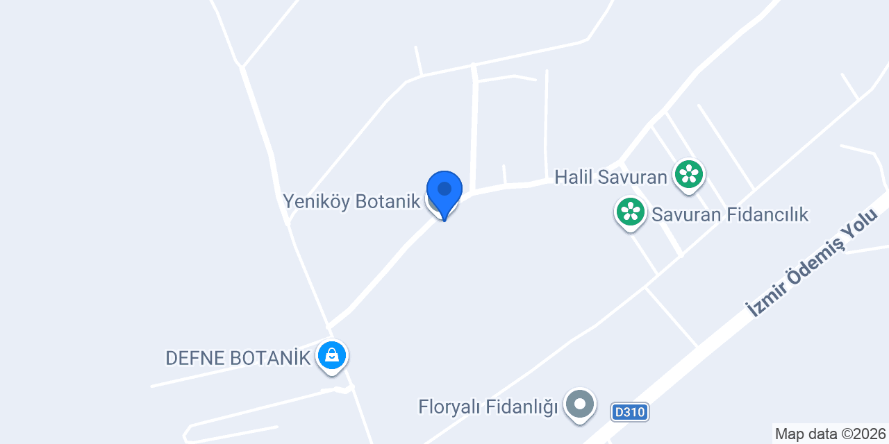 Yeniköy Botanik konumu