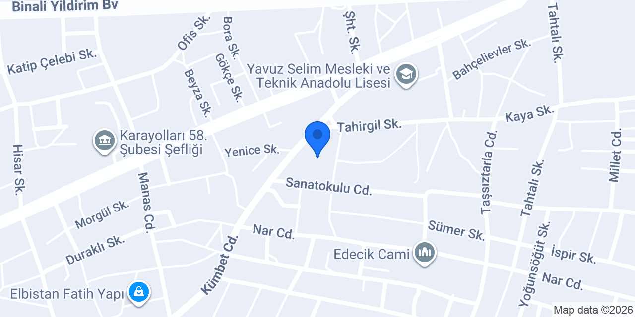 Kümbet Ortaokulu konumu