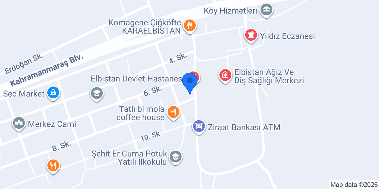 Emek Eczanesi konumu