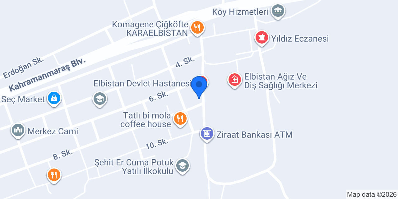 Doğa Eczanesi konumu