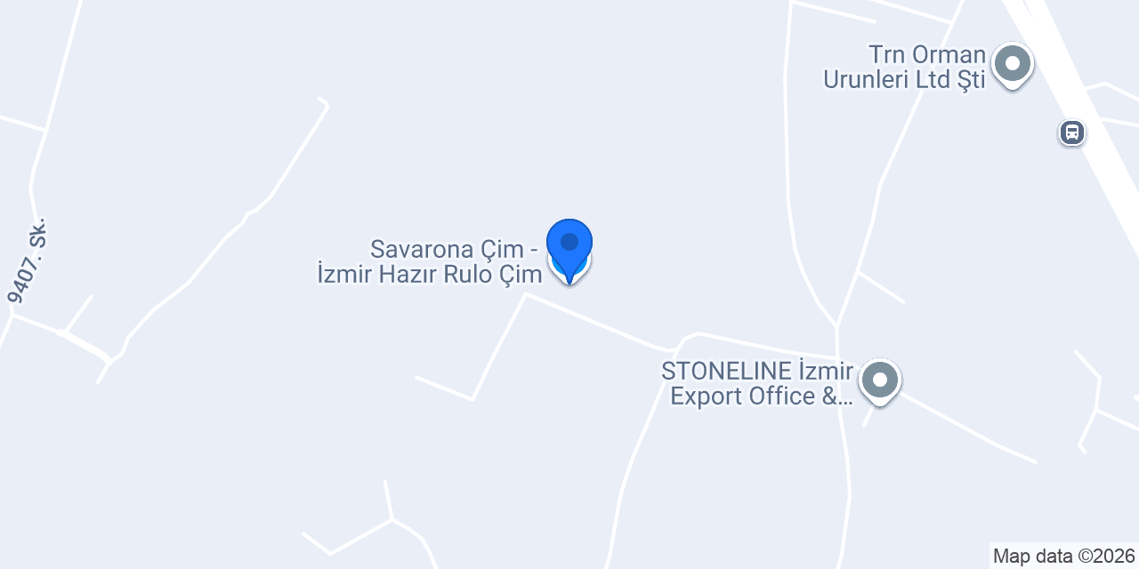 Savarona Çim - İzmir Hazır Rulo Çim konumu