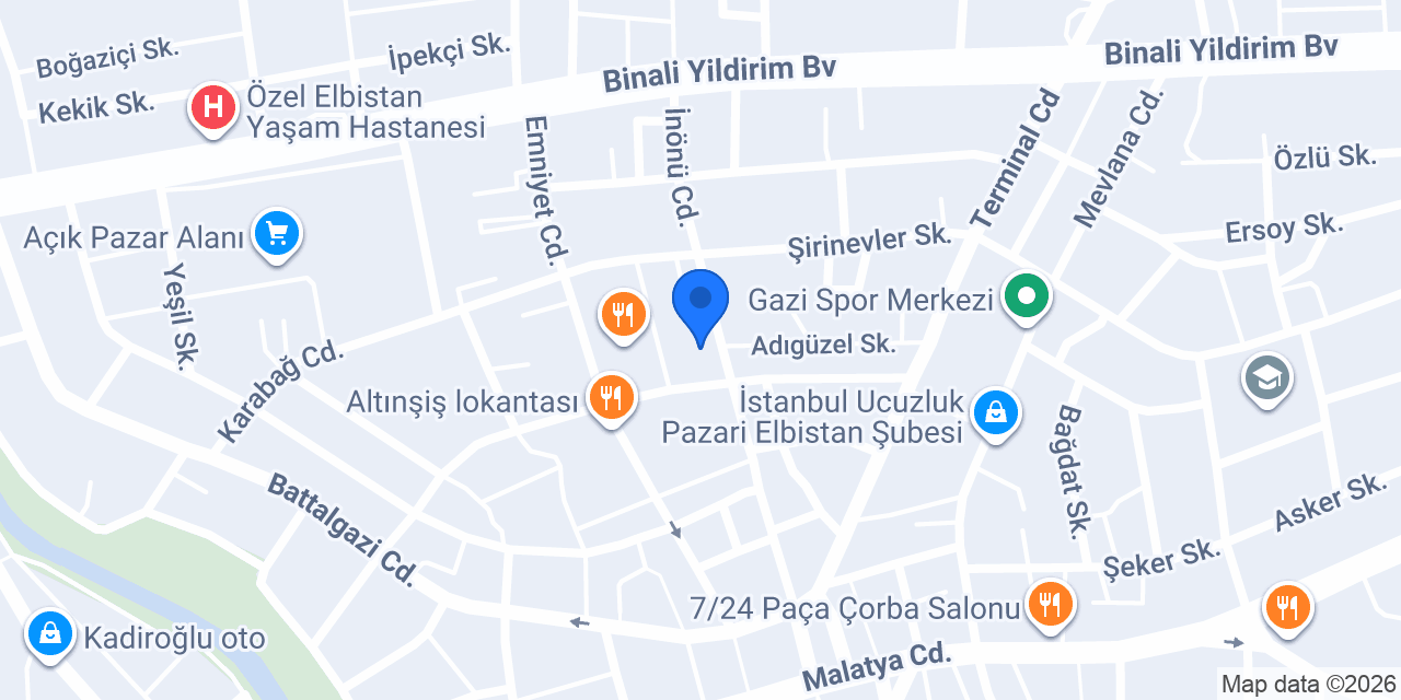 Nacar Halı konumu
