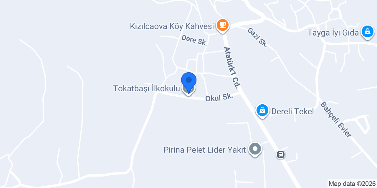 Tokatbaşı İlkokulu konumu