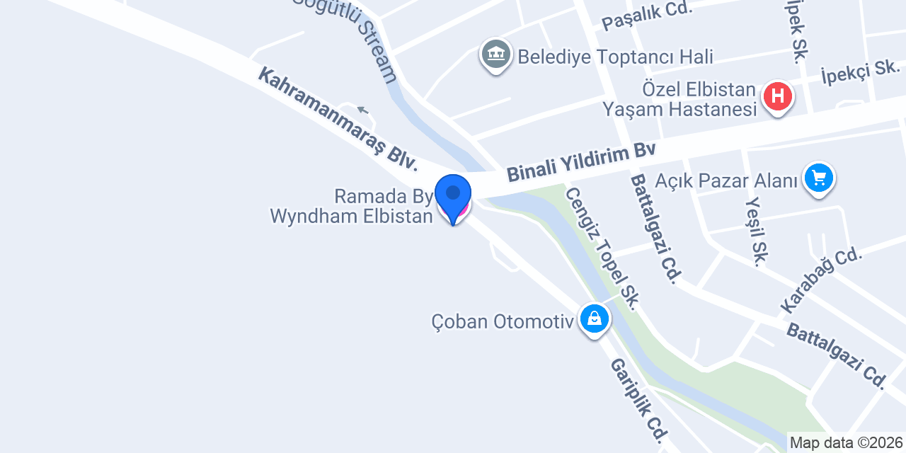 Ramada Elbistan Spa konumu