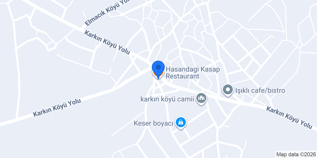 Hasandagi Kasap Restaurant konumu