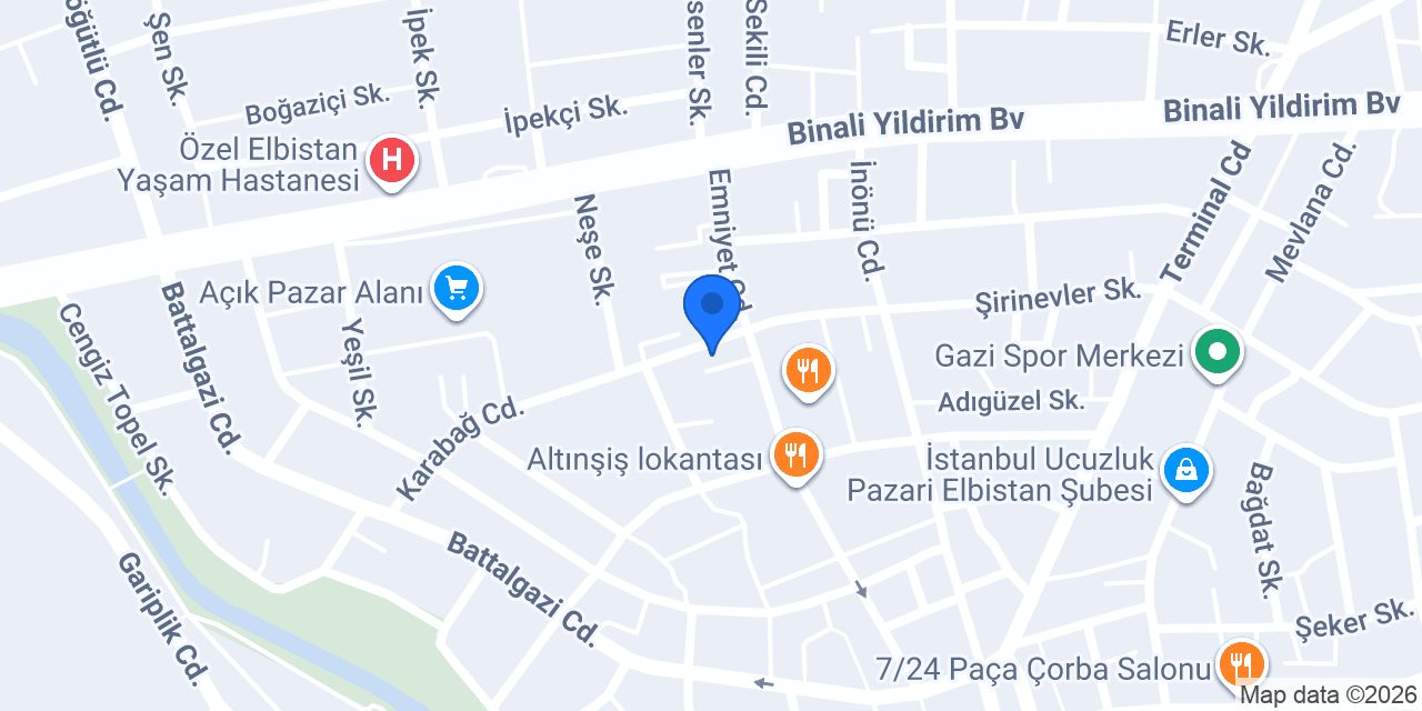 YILMAZ SİGORTA konumu