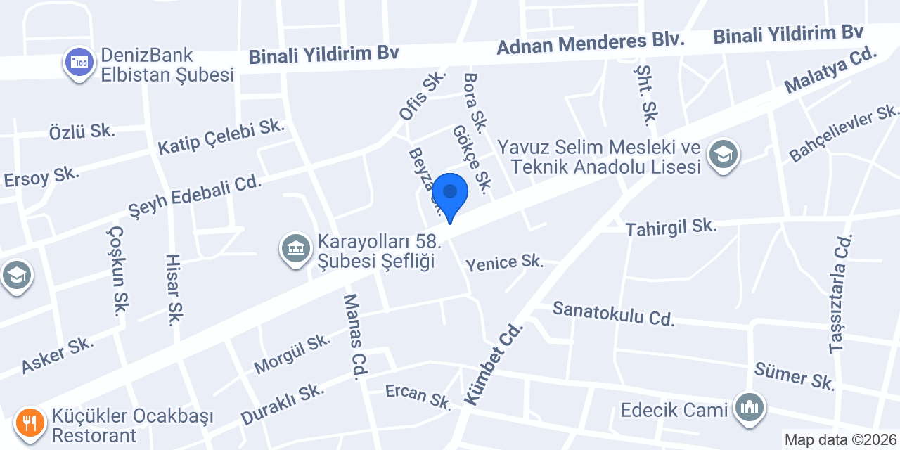 Keyfi Yad - Kahvesi Elbistan konumu