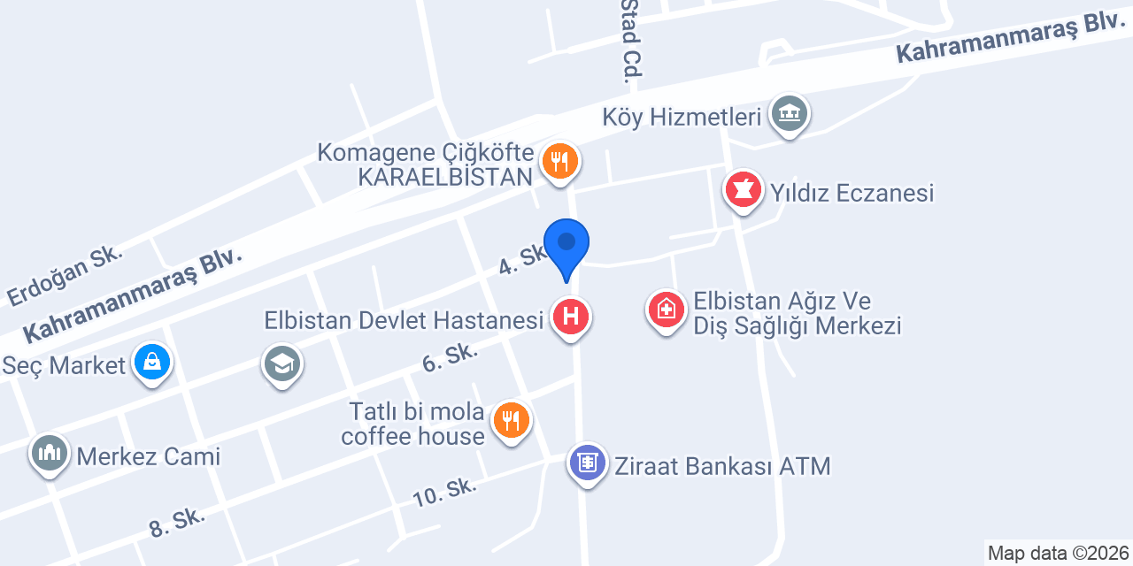 Yaşar Kebap Salonu konumu