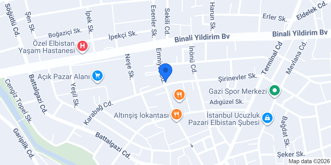 Kentpark Müftülük Şubesi konumu