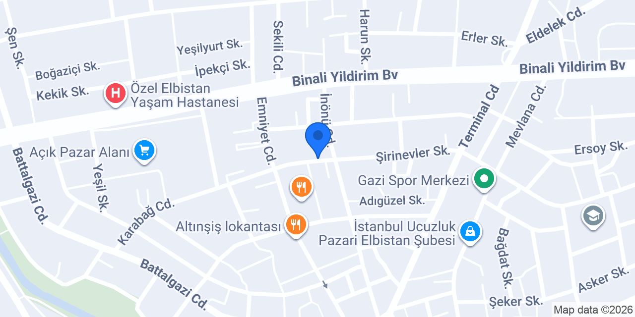 Sefa Oto Lastik konumu