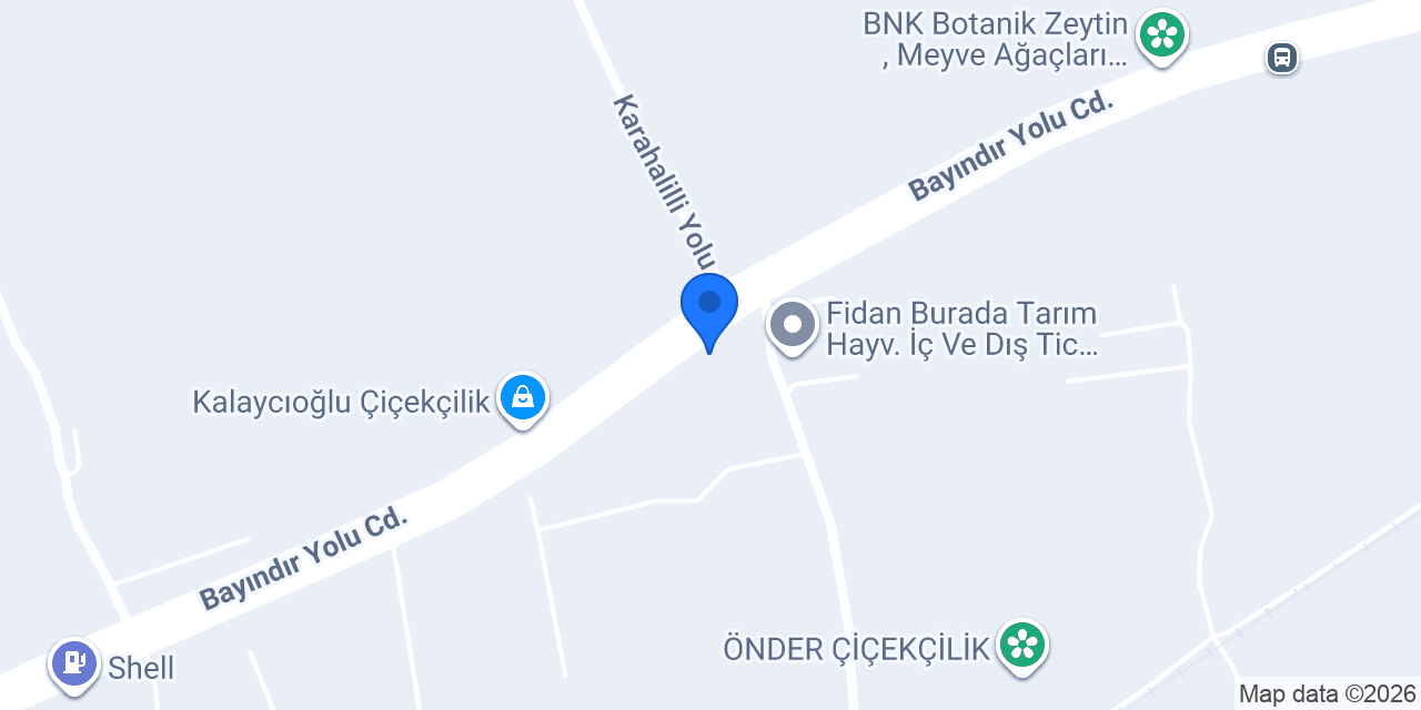 Bakımlı Çiçekçilik konumu