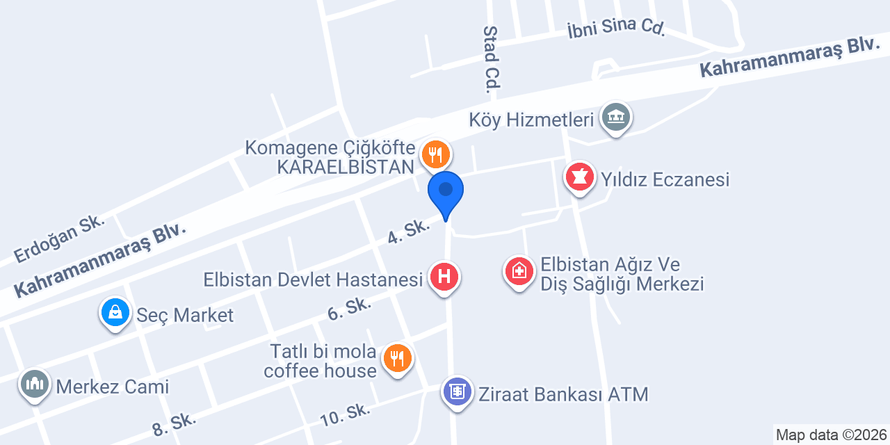 Anadolu Eczanesi konumu