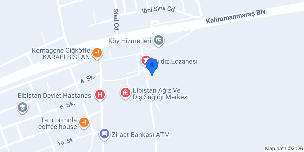 Eczane Kaya Alp konumu