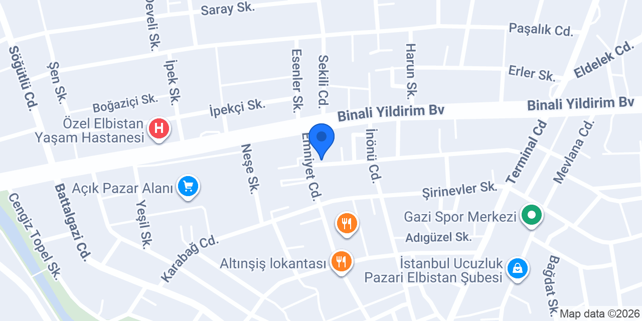 Erbilen Sigorta & Emlak konumu