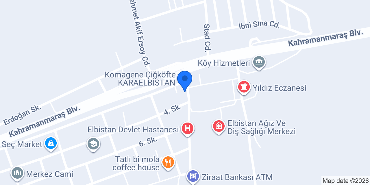 Ceyhan Eczanesi konumu