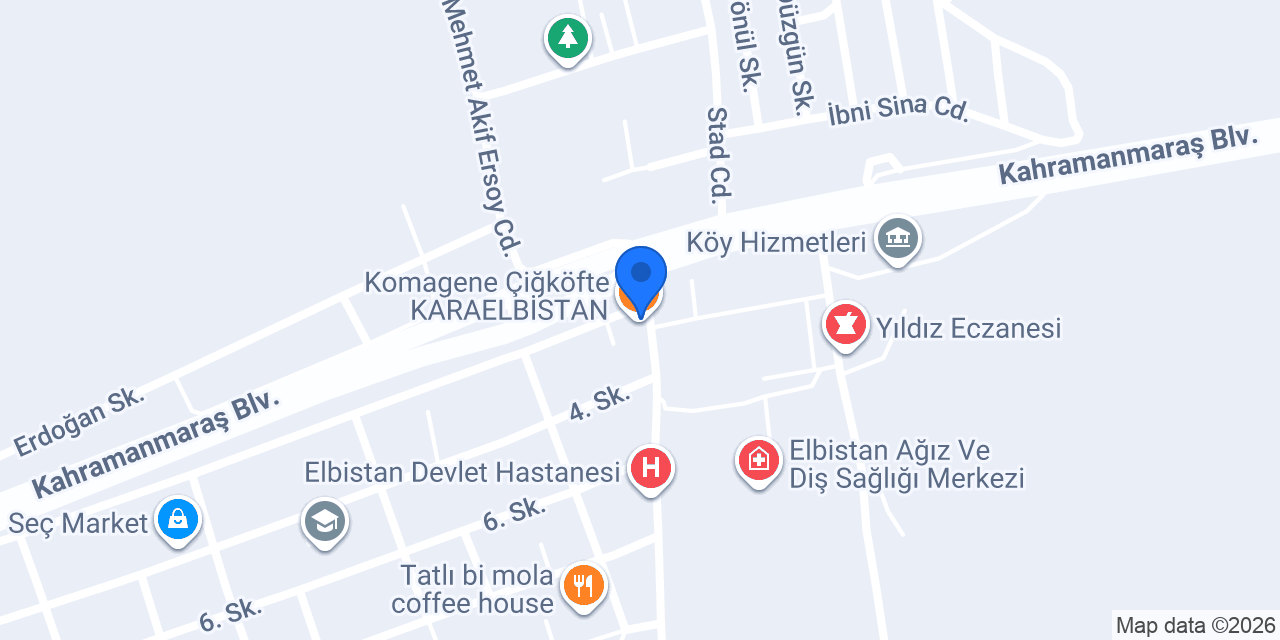 Değirmencioğlu Eczanesi konumu