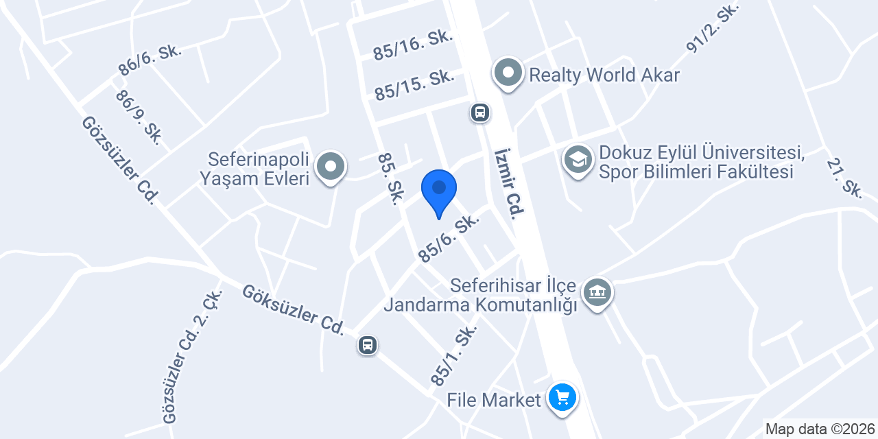 Yücel Partners Mimarlık - İzmir konumu