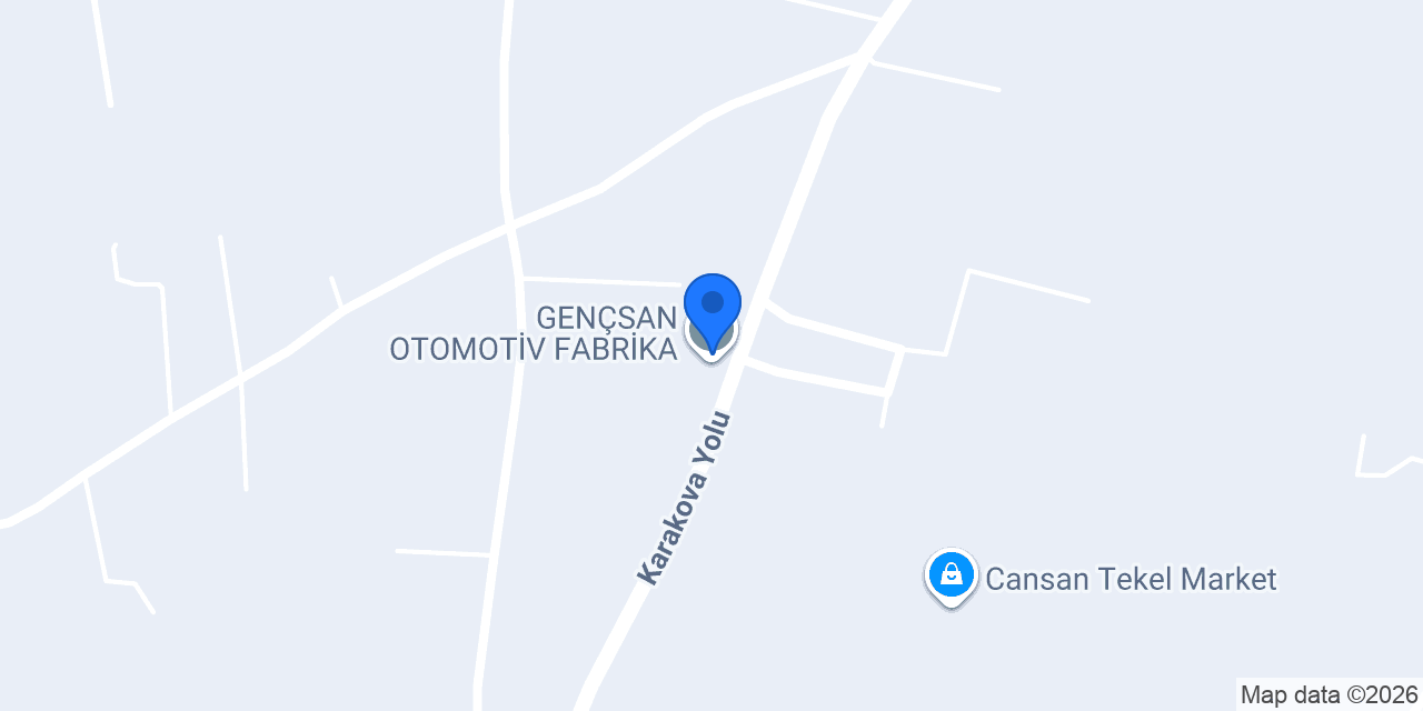 GENÇSAN OTOMOTİV FABRİKA konumu