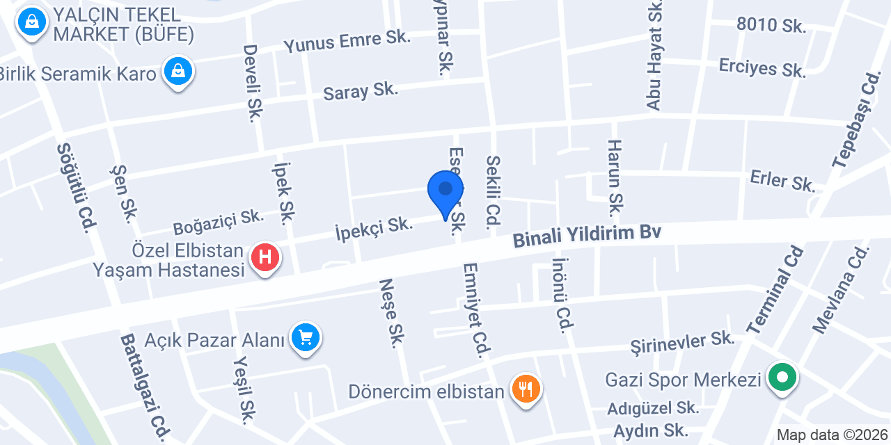PETLAS-Özpolat Ticaret konumu