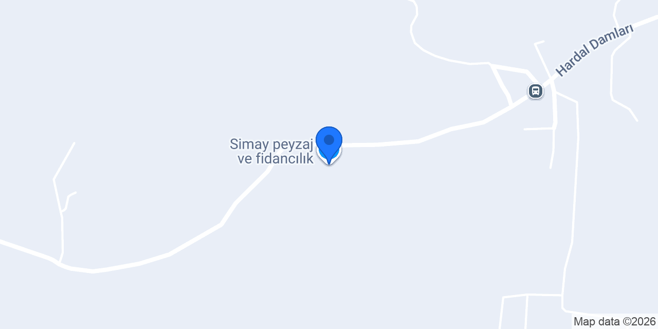 Simay peyzaj ve fidancılık konumu