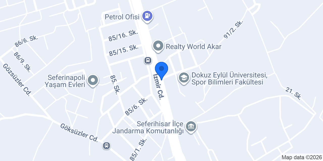 seferihisar seramiksan konumu