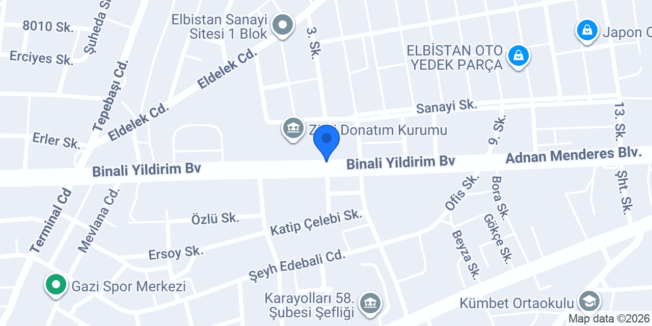 KMS METAL DEMİR ÇELİK konumu
