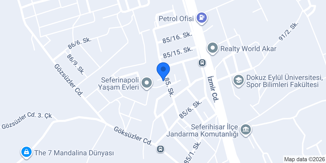 Gökdemir Mobilya Seferihisar konumu