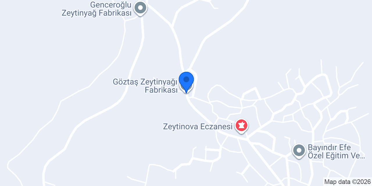 Göztaş Zeytinyağı Fabrikası konumu