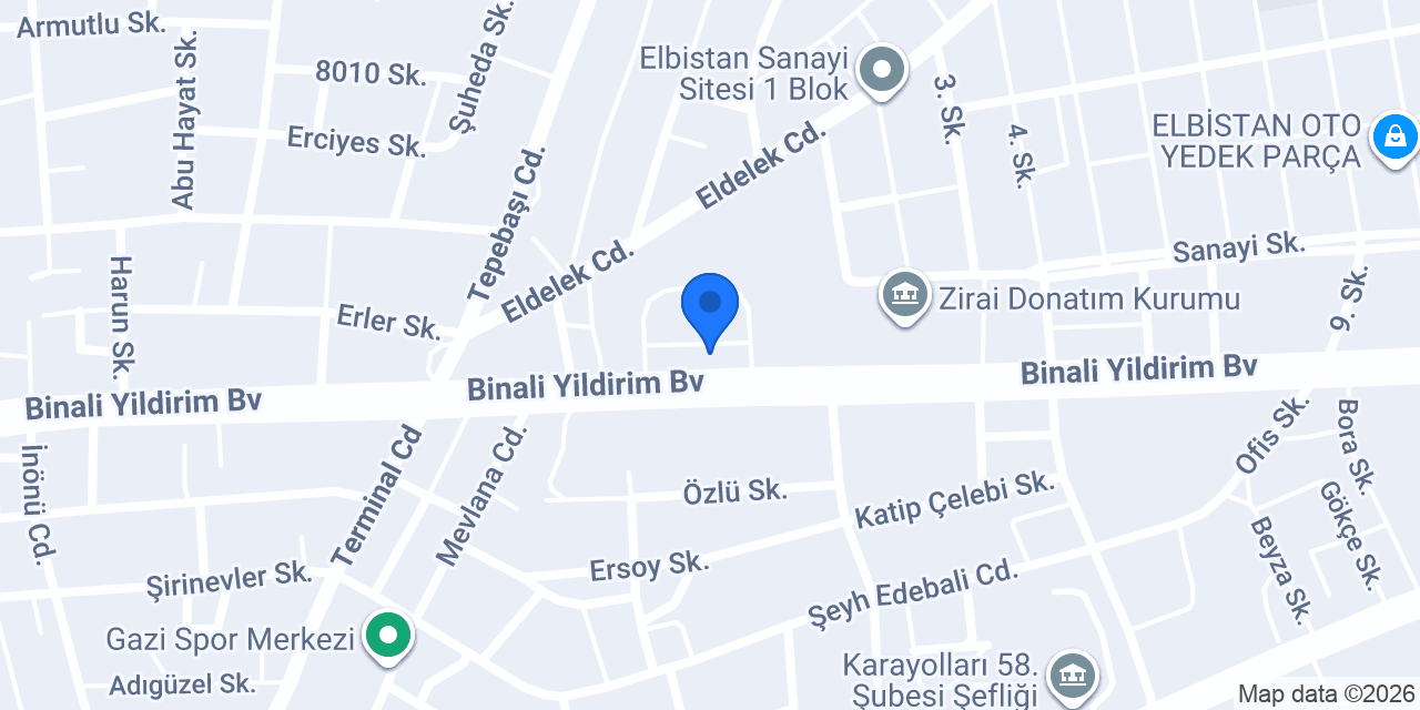 Lider Elbistan Turizm konumu