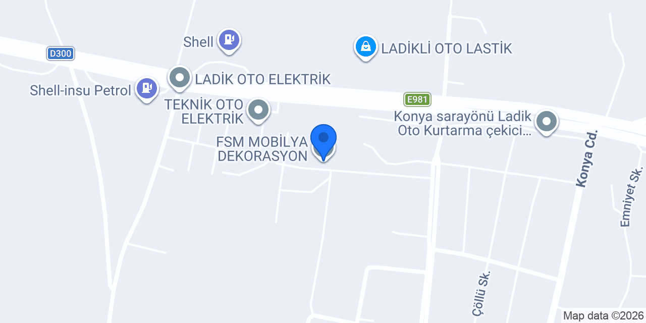 FSM MOBİLYA DEKORASYON konumu
