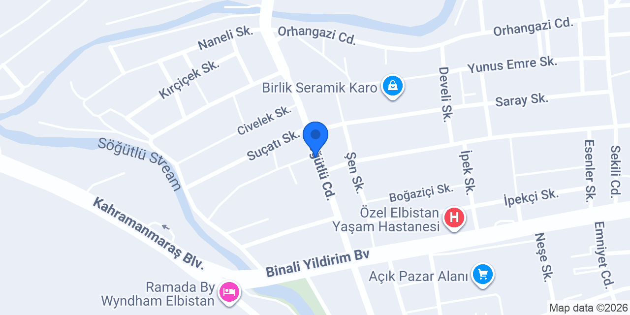 Hayat Mobilya konumu