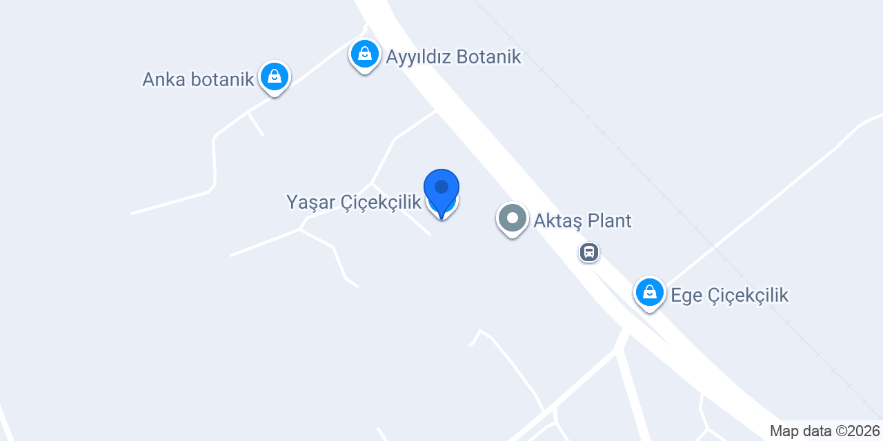 Yaşar Çiçekçilik konumu