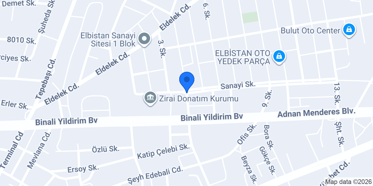 Karadağ Eksiz Oluk konumu