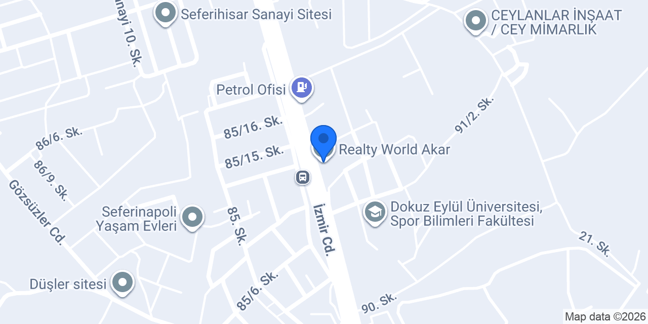 Realty World Akar konumu