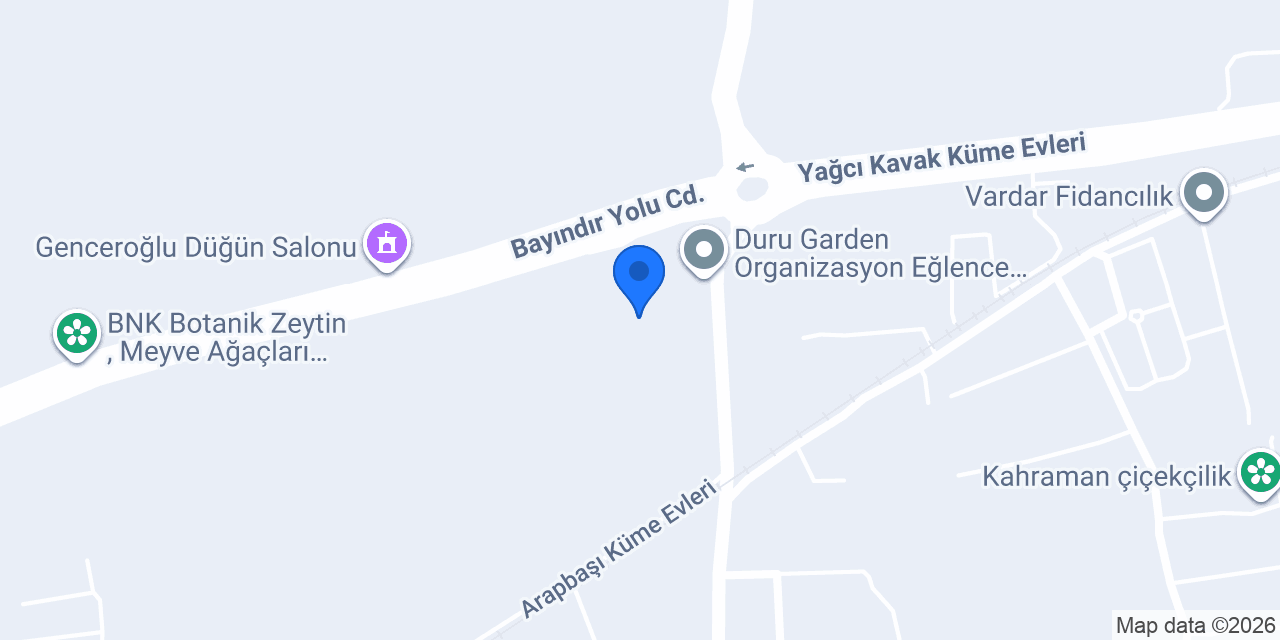 Yüksel çiçekçilik konumu