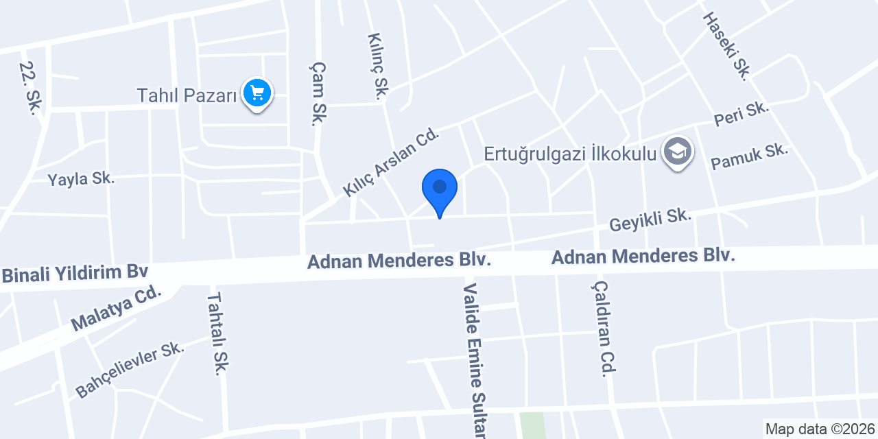 TANRIVERDİ ELEME TESİSİ konumu