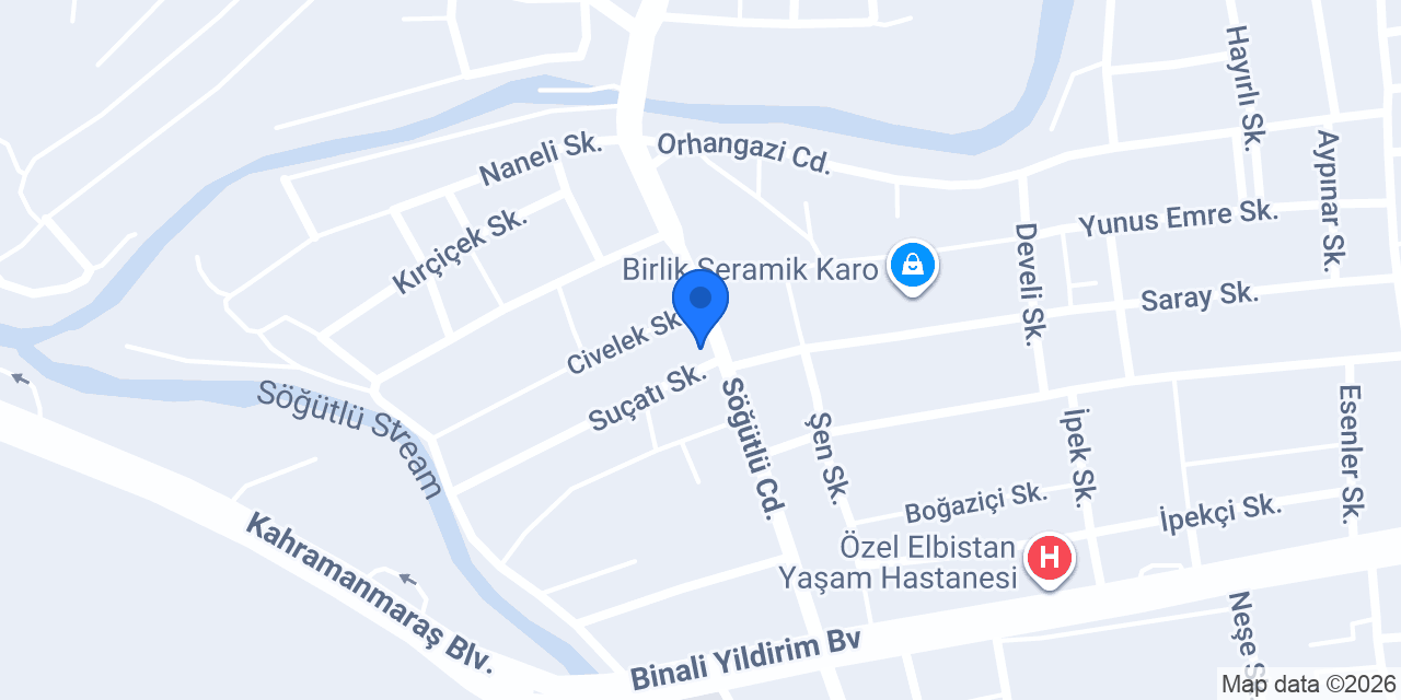 Elbistan Alfa Temizlik konumu