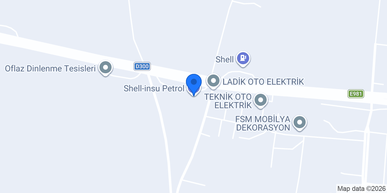 Shell-insu Petrol konumu