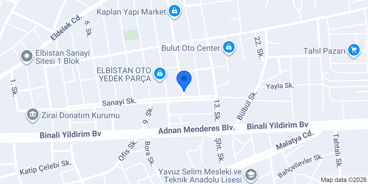 Elbistan Dizel konumu