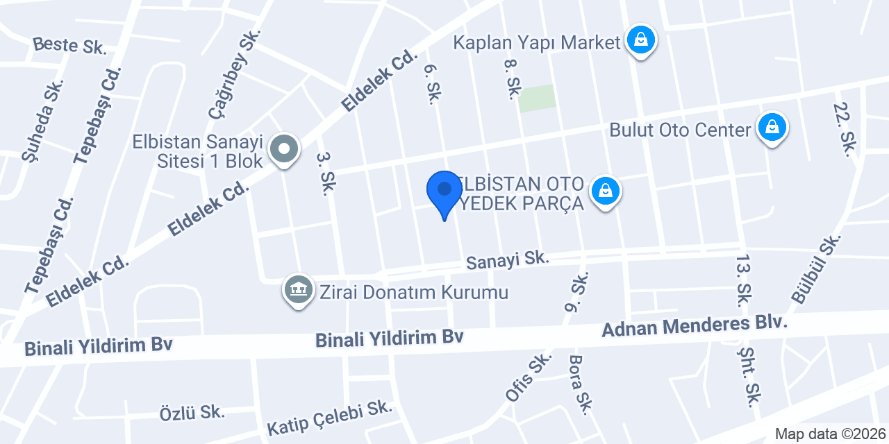 Tepebaşı Hidrolik konumu